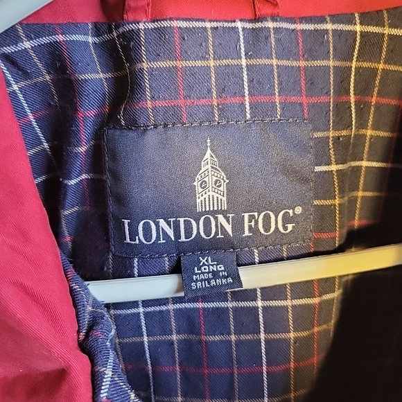 london fog jackets for men Red Size XL - Picture 2 of 3